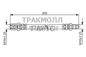 ТОРМОЗНОЙ ШЛАНГ - 1987476003