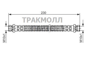 ШЛАНГ ТОРМОЗНОЙ - 1987476019