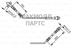 ШЛАНГ ТОРМОЗНОЙ - 1987476054