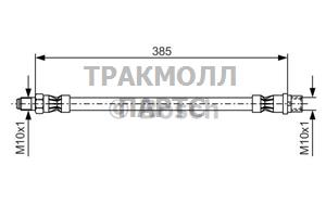 ШЛАНГ ТОРМОЗНОЙ - 1987476439