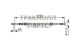 ТОРМОЗНОЙ ТРОС - 1987477669