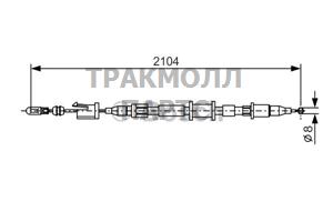 ТОРМОЗНОЙ ТРОС - 1987477682