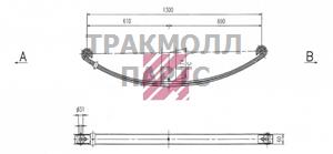 Рессора передняя MERCEDES T1 2.3/2.4D/3.0D/2.9D 04/77-02/96 207-310Marshall - M1055300