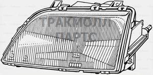 ФАРА БЕЗ ПОВОРОТНИКА BOSCH - 1307022073