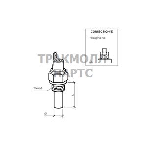 SWITCH TEMP 120 CEARTHS/P90 - 232-011-005-003D