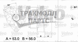 Генераторы 14V 55A FORD ESCORT 8086ESCORT 8690 - 436192