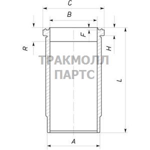 ГИЛЬЗА ЦИЛИНДРА - 037 WN 21 01