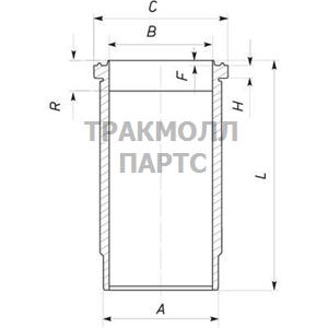 ГИЛЬЗА ЦИЛИНДРА - 037 WN 27 00