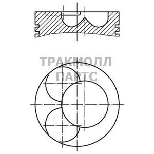 Поршень комплект - 037 98 00