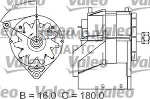 Генератор Mercedes Setra 120A - 436570