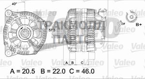 ГЕНЕРАТОР 14V 150A BOSCH - 437436