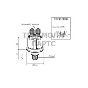 SENDER PRESS 100PSI 1/827 10 - 360081030154C