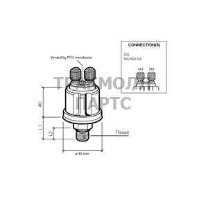 PRESSURE SENDER ELEC VDO - 360-081-032-057C