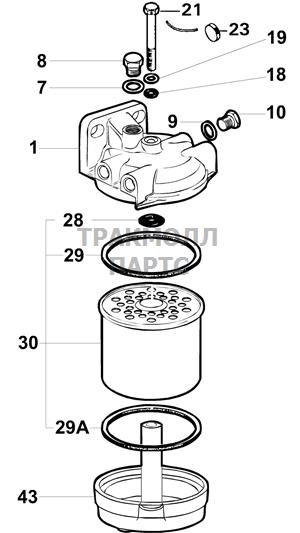 FUEL FILTER ASSEMBLY DELPHI - 5838B250