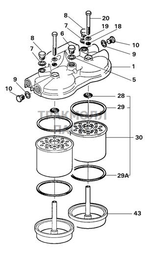 FUEL FILTER ASSEMBLY DELPHI - 5845B215