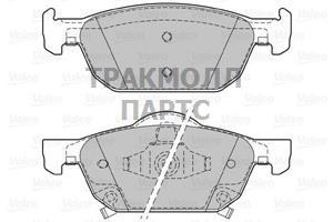 Комплект тормозных колодок дисковый тормоз - 601149