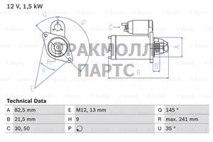 СТАРТЕР - 0986010850