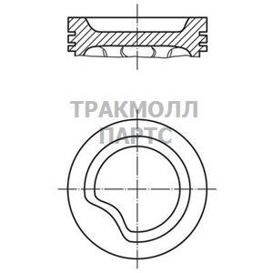 Поршень комплект - 607 33 00