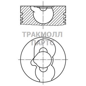 Поршень комплект - 228 73 00