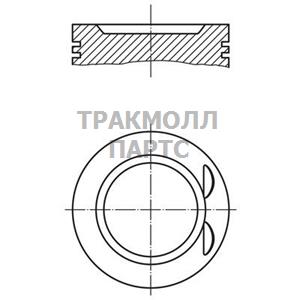 Поршень комплект - 201 02 00