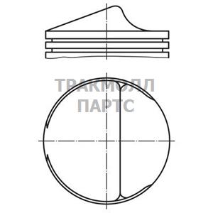 Поршень комплект - 201 34 01