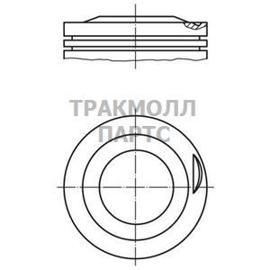 Поршень комплект - 627 20 00