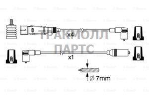 КОМПЛЕКТ ВВ  ПРОВОДОВ BOSCH - 0986356380