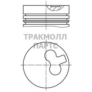 Поршень комплект - 676 37 00