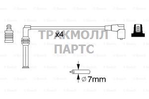 НАБОР ВВ ПРОВОДОВ B708 BOSCH - 0986356708