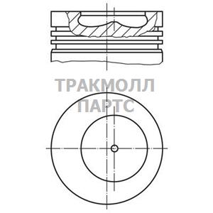 Поршнекомплект - 101 87 01