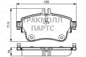 ДИСКОВЫЕ КОЛОДКИ - 0986495298