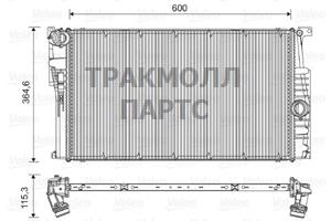 РАДИАТОР СИСТЕМЫ ОХЛАЖДЕНИЯ - 735451