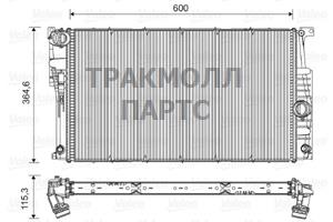 РАДИАТОР СИСТЕМЫ ОХЛАЖДЕНИЯ - 735 455