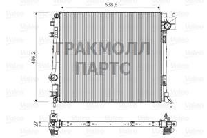 РАДИАТОР СИСТЕМЫ ОХЛАЖДЕНИЯ - 701516