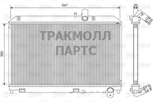 Основной радиатор двигателя - 701561