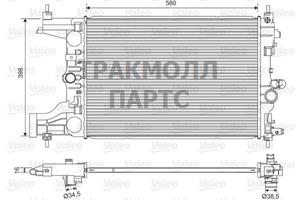 РАДИАТОР ОСНОВНОЙ - 701594