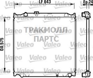 Основной радиатор двигателя - 734205