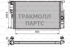 Радиатор охлаждения ДВС - 735615