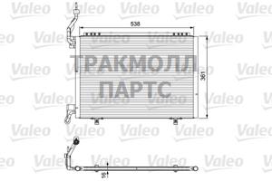 РАДИАТОР КОНДИЦИОНЕРА - 814075