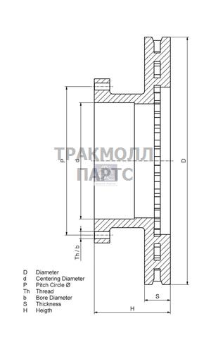 Диск тормозного механизма - 7.36004