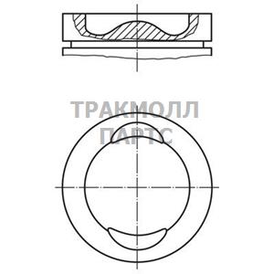 Поршень комплект - 004 10 00