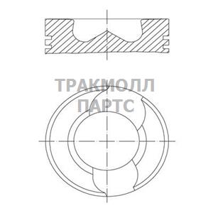 Поршень комплект - 228 14 20