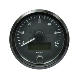 VDO SingleViu Speedometer 60 Km/h Black 80mm - A2C3832890001