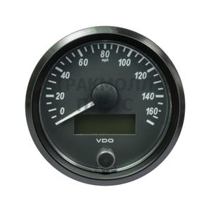 VDO SingleViu Speedometer 160 Mph Black 80mm - A2C3832930001