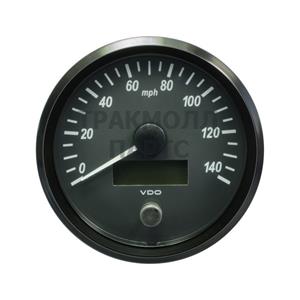 VDO SingleViu Speedometer 140 Mph Black 100mm - A2C3832850001
