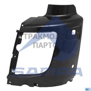 Облицовка фары Volvo FM12 левая - 1830 0488