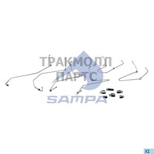 Трубка топливная Scania 4s DSC 12 01/02 - 040.742