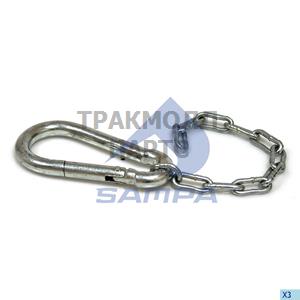 Spring hook chain and wedge - 119.041