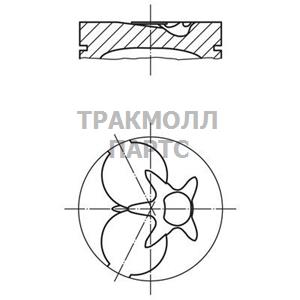 Поршень комплект - 002 07 02