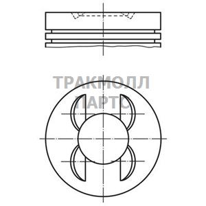 Поршень комплект - 002 12 02